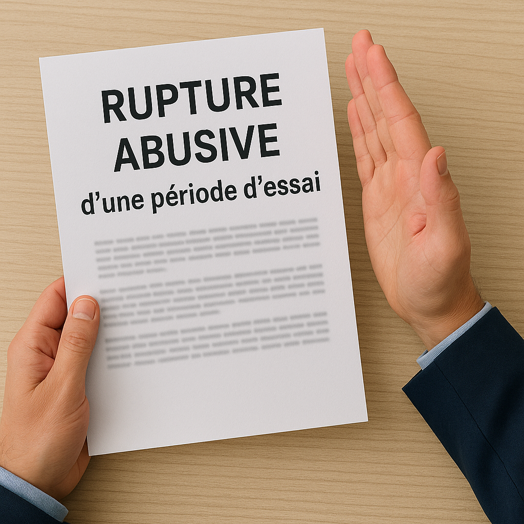rupture nulle de la période d'essai